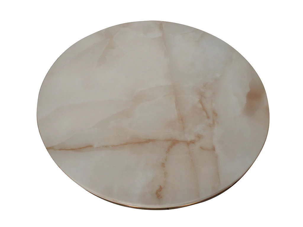 Sebaso Marble Round Nested Coffee Table
