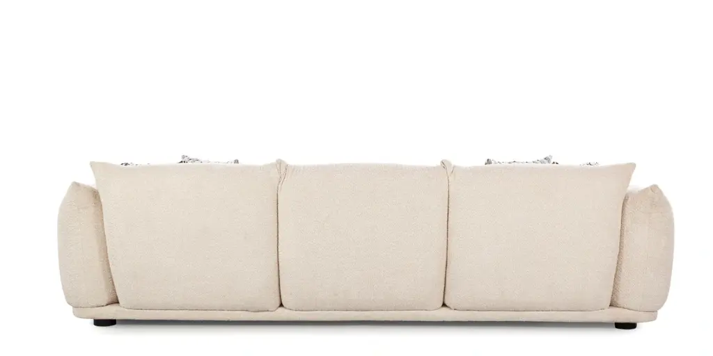 Brookfield Fabric 3 Seater Sofa in Beige Colour