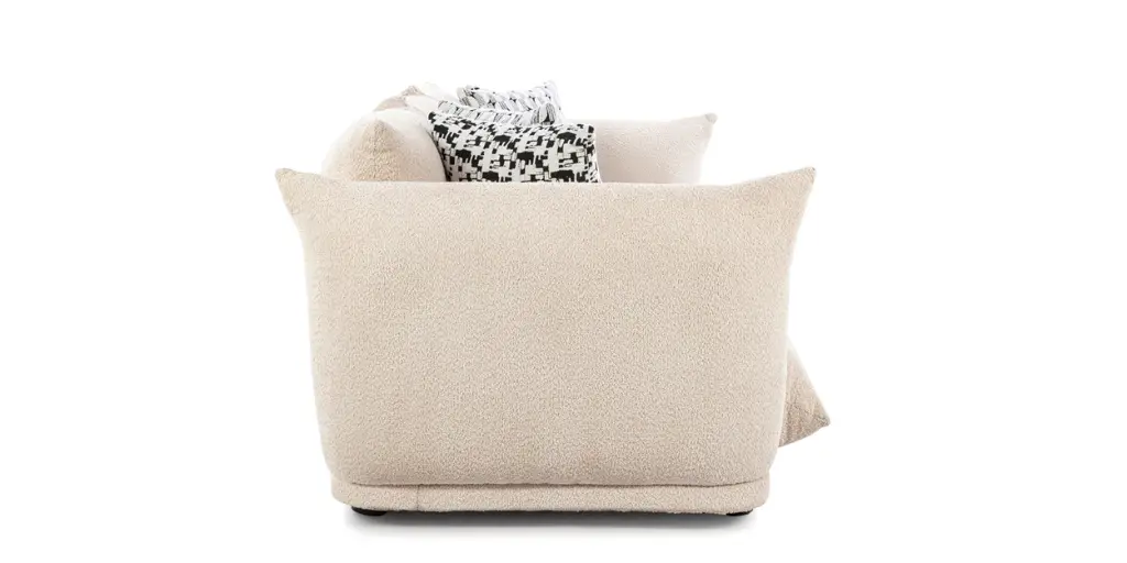 Brookfield Fabric 3 Seater Sofa in Beige Colour