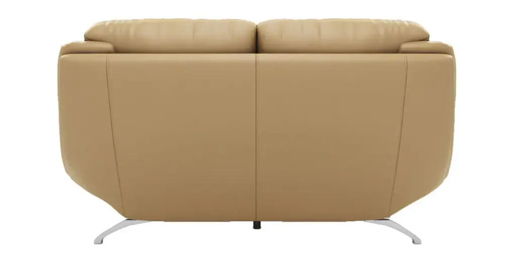 Clarkson Leatherette 2 Seater Sofa in Mushroom Beige Colour