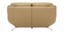 Clarkson Leatherette 2 Seater Sofa in Mushroom Beige Colour
