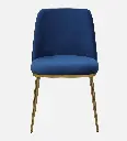 Enrico 6 Seater Dining Set With Porcelain Top & Golden Base