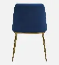 Enrico 6 Seater Dining Set With Porcelain Top & Golden Base