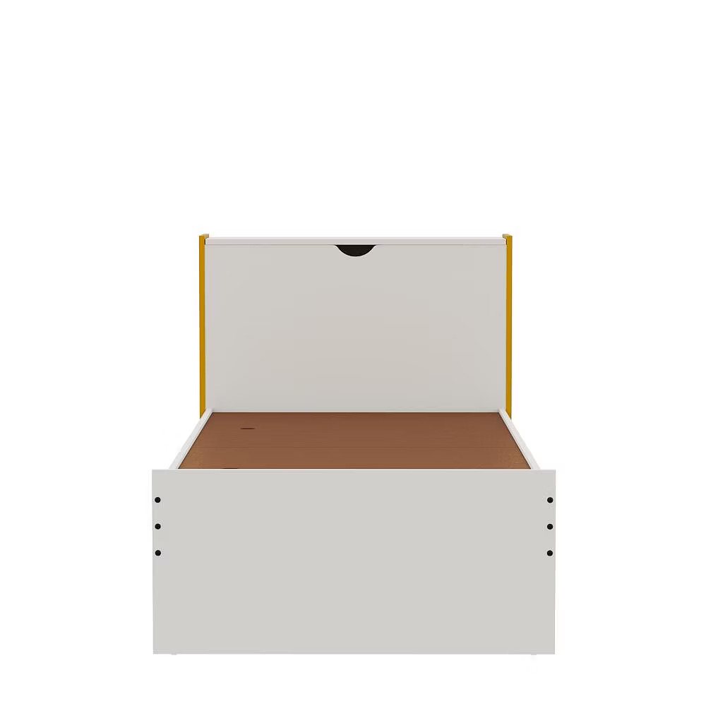 Capelo Kids Trundle Bed with Headboard Storage