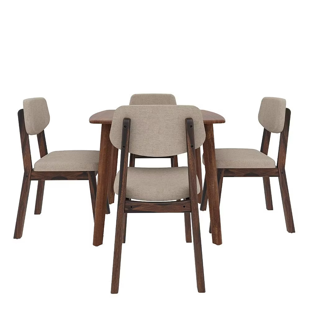 Salvo 4-Seater Solid wood square shape dining set 