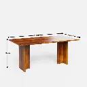 Antwerp Dining Table Set- 6 Seater