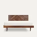 Maveno Solid Wood Bed