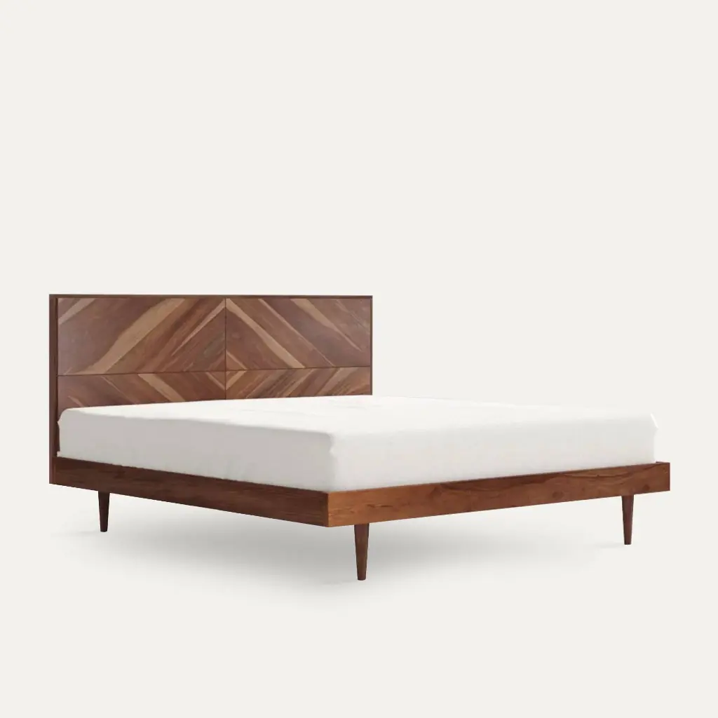 Maveno Solid Wood Bed