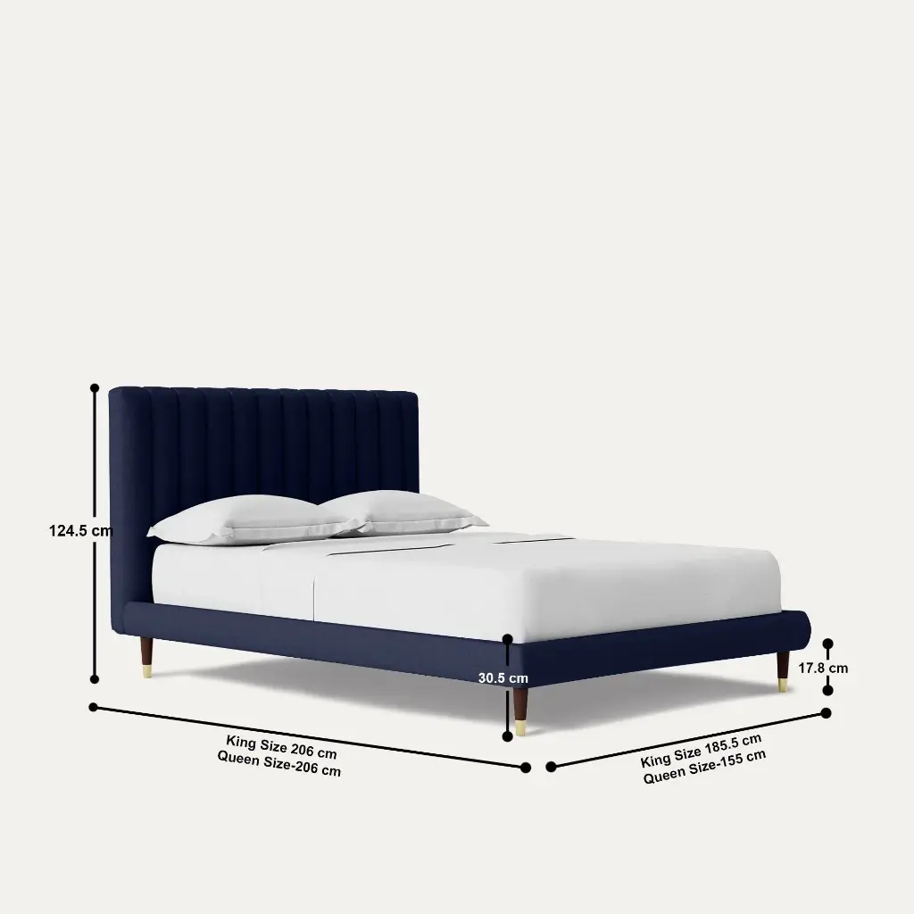 Swan Upholstered Bed without Storage