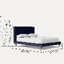 Swan Upholstered Bed without Storage
