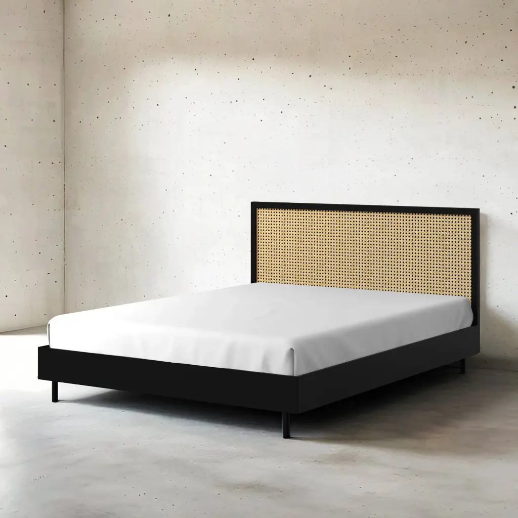 Jupa Low Rattan Bed without Storage