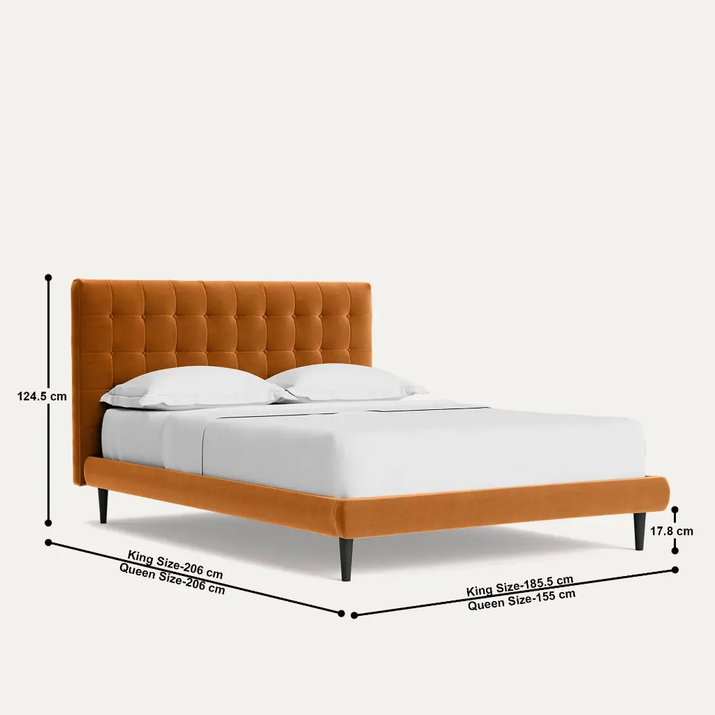 Sudy Upholstered Bed without Storage