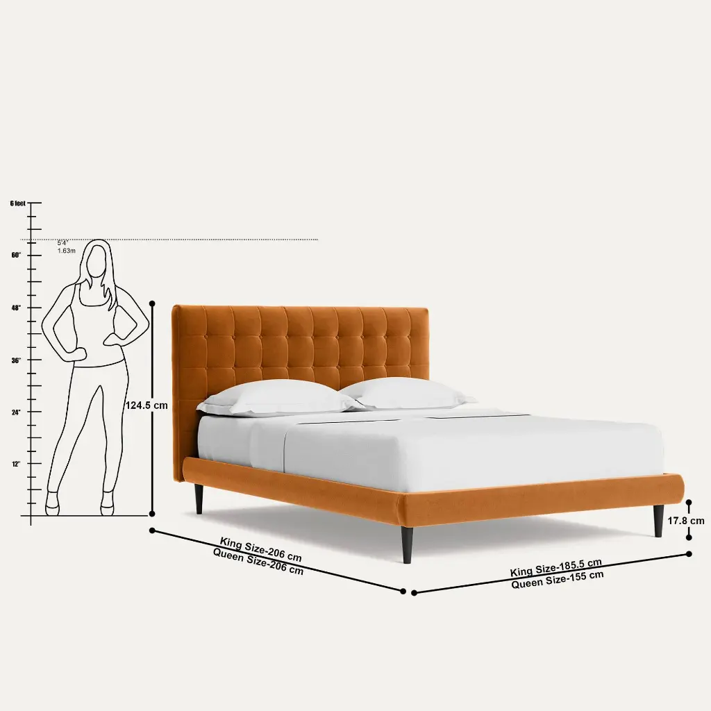 Sudy Upholstered Bed without Storage