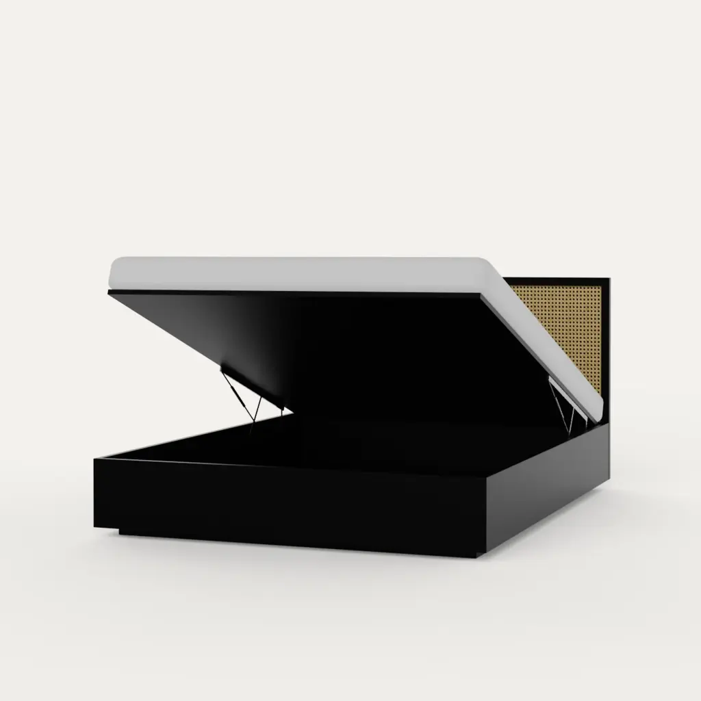 Jupa Solid Wood Hydraulic Storage Bed