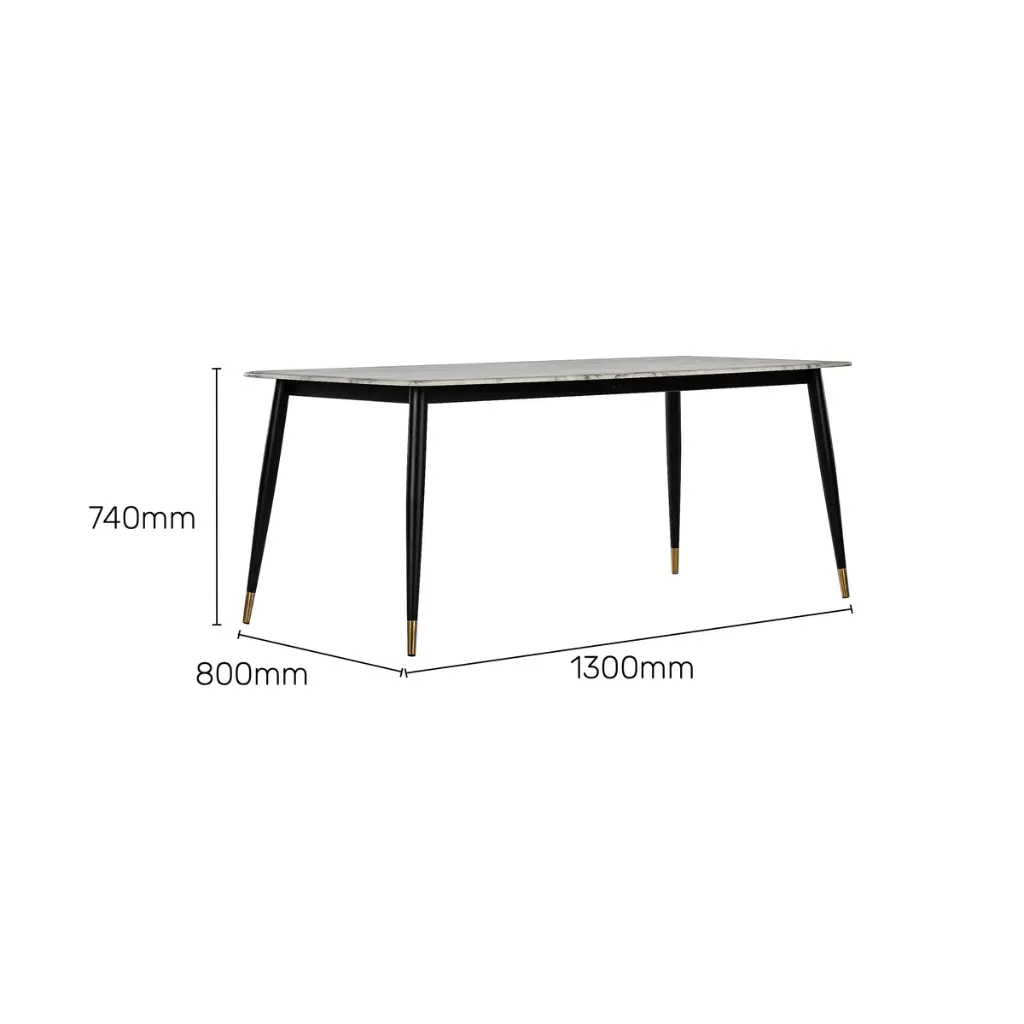 Octa 4 Seater Dining Set with Marble Finished Top