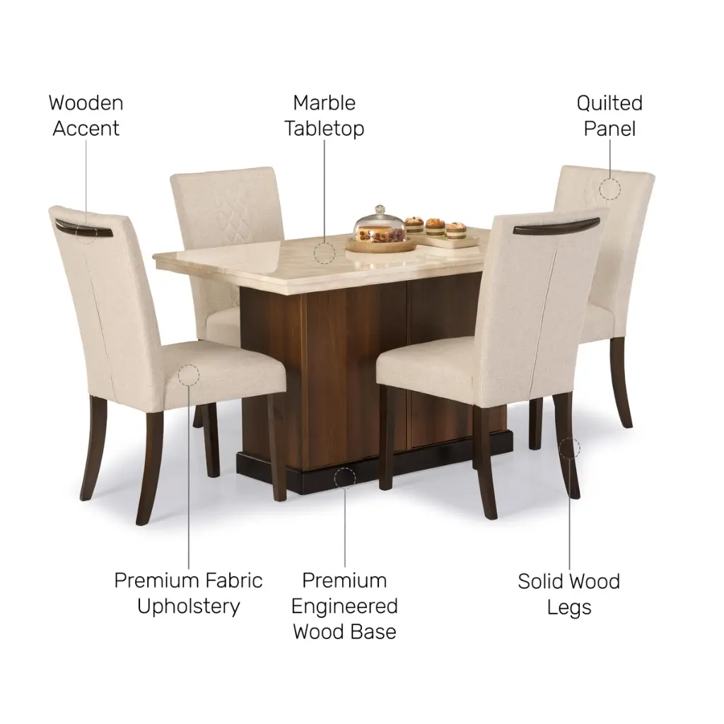 Jade 4 Seater Dining Set
