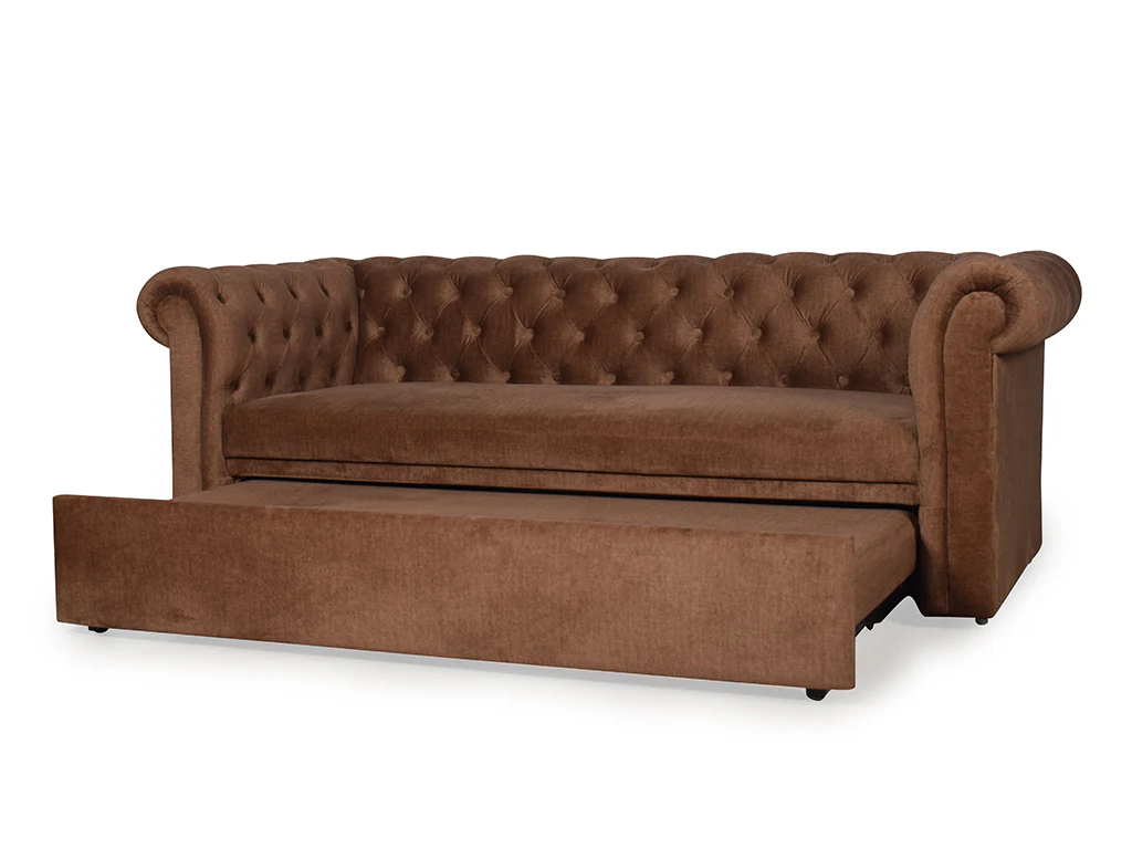 Berlon Sofa Cum Bed In Blue Color