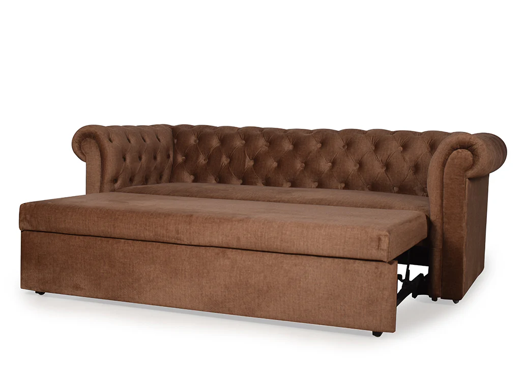 Berlon Sofa Cum Bed In Blue Color