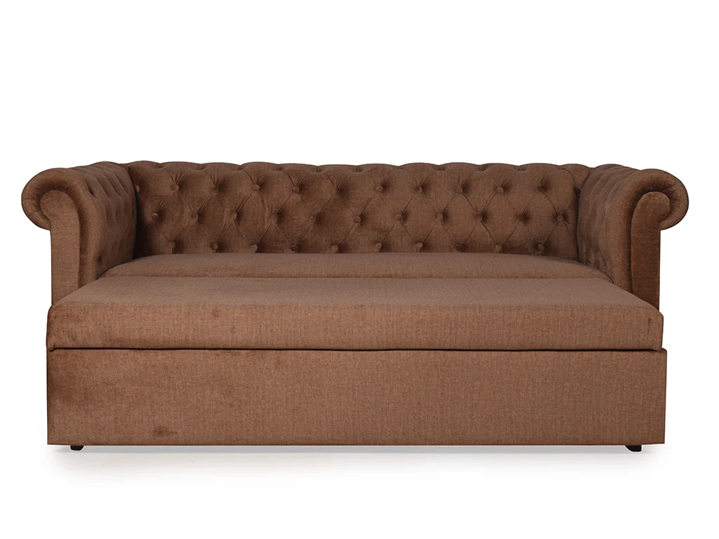 Berlon Sofa Cum Bed In Blue Color
