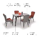 Louise 4 Seater Dining Set