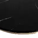 Sebaso Black Marble Round Nested Coffee Table