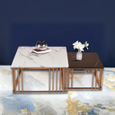 Camerol Marble Square Nested Coffee Table