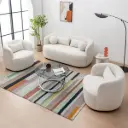 Cherity Boucle Living Room Sofa