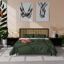 Jupa Low Rattan Bed without Storage