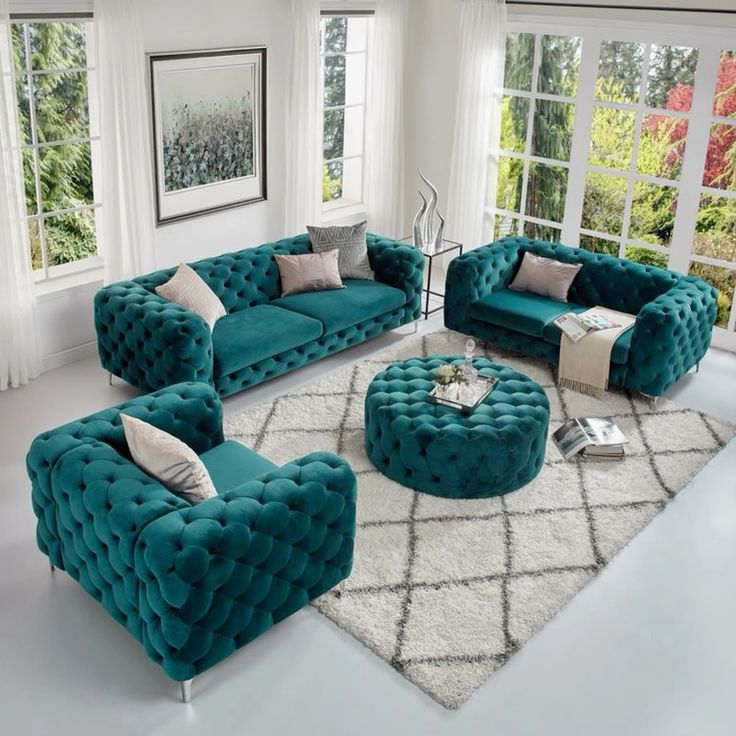 Rochelle Chester Sofa 3+2+1 Seater