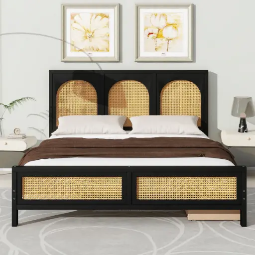 Wicker / Rattan Platform Bed