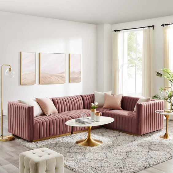 Alba L Shape Sofa 5 Seater