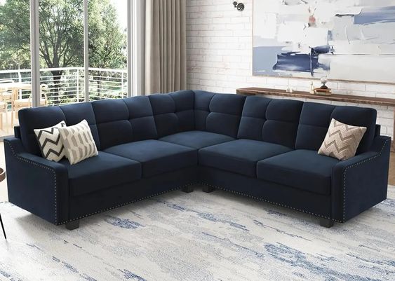 Emma L Shape Sofa 5 Seater