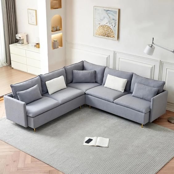 Lina L Shape Sofa 5 Seater 