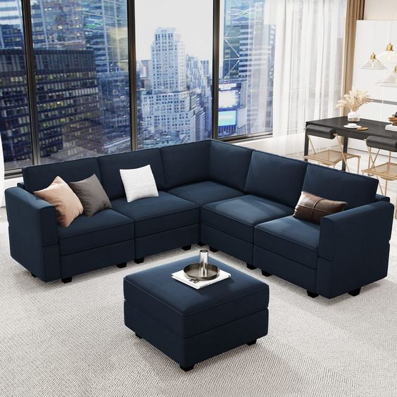 Jules L Shape Sofa 5 Seater